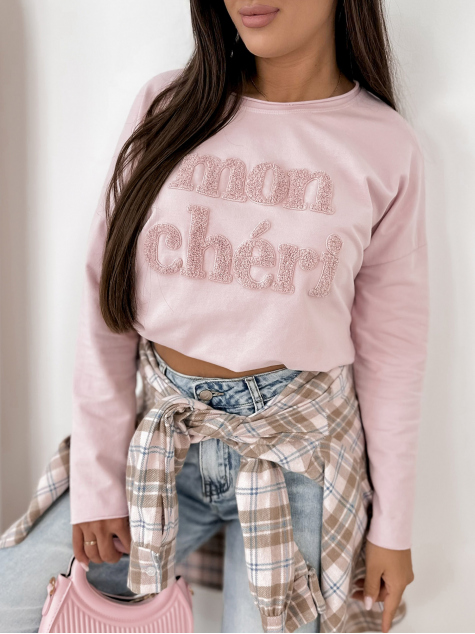 BLUSE MONCHERI PUDERROSA
