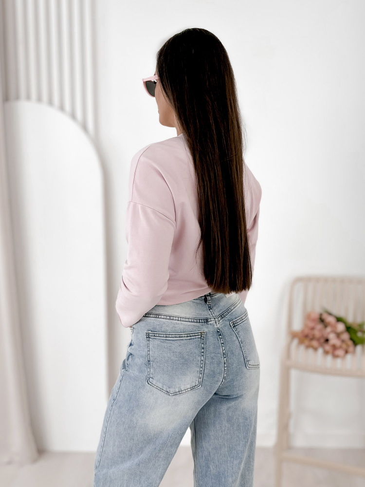 BLUSE MONCHERI PUDERROSA
