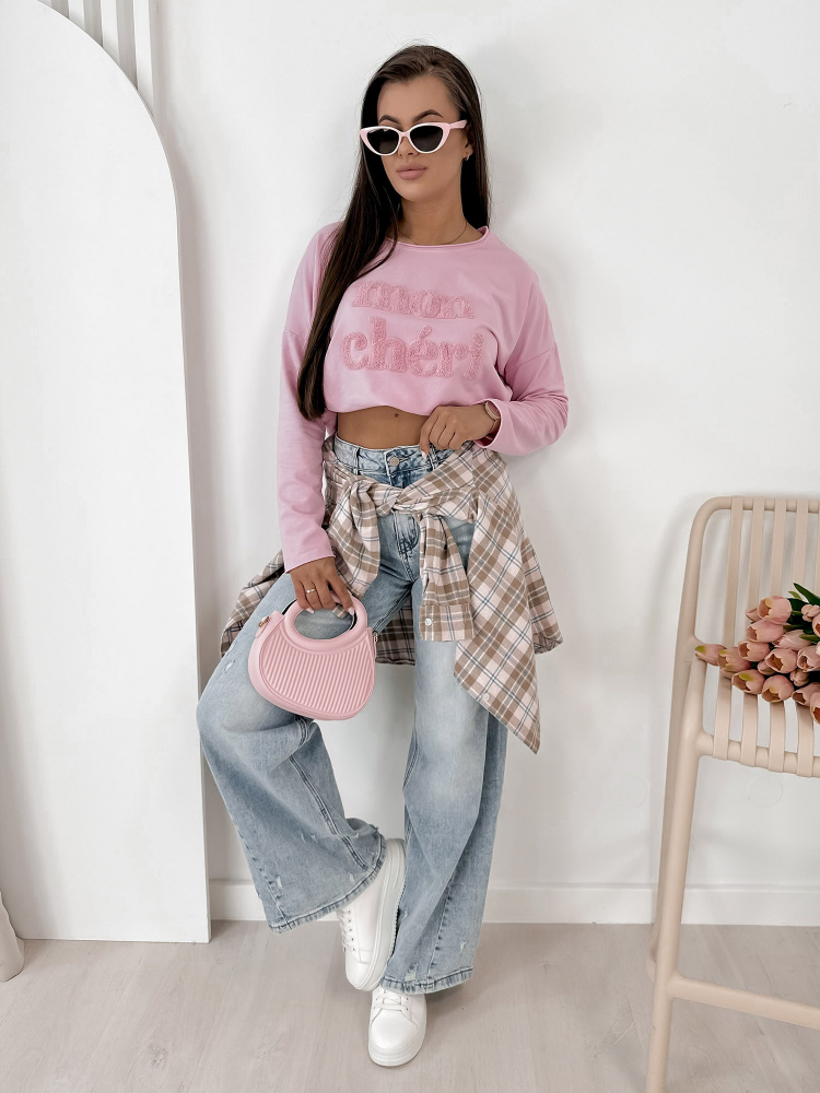 BLUSE MONCHERI ROSA