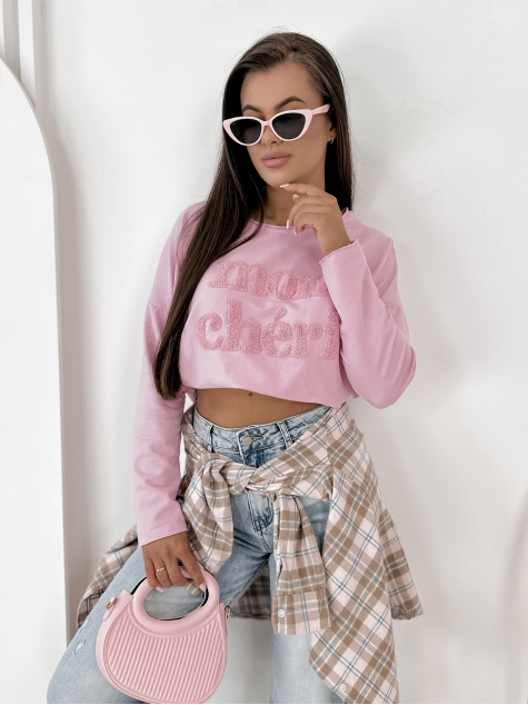 BLOUSE MONCHERI PINK