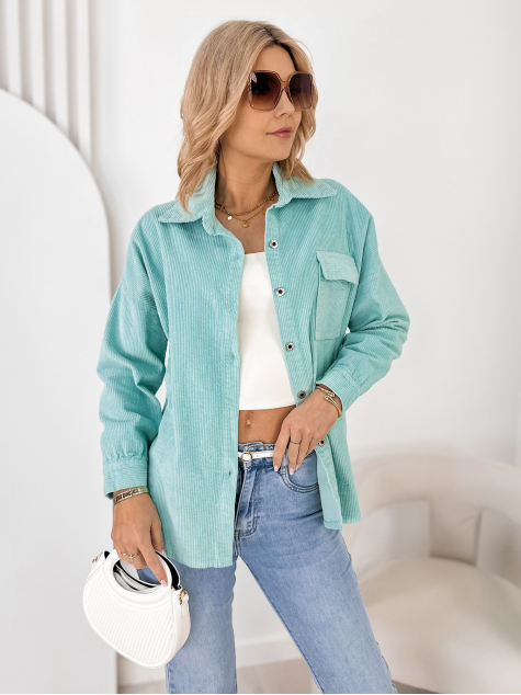 CAMASA CORDUROY BOEMA MENTA