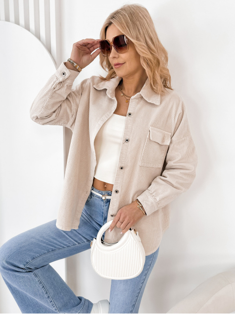 SHIRT CORDUROY BOHEMIAN BEIGE