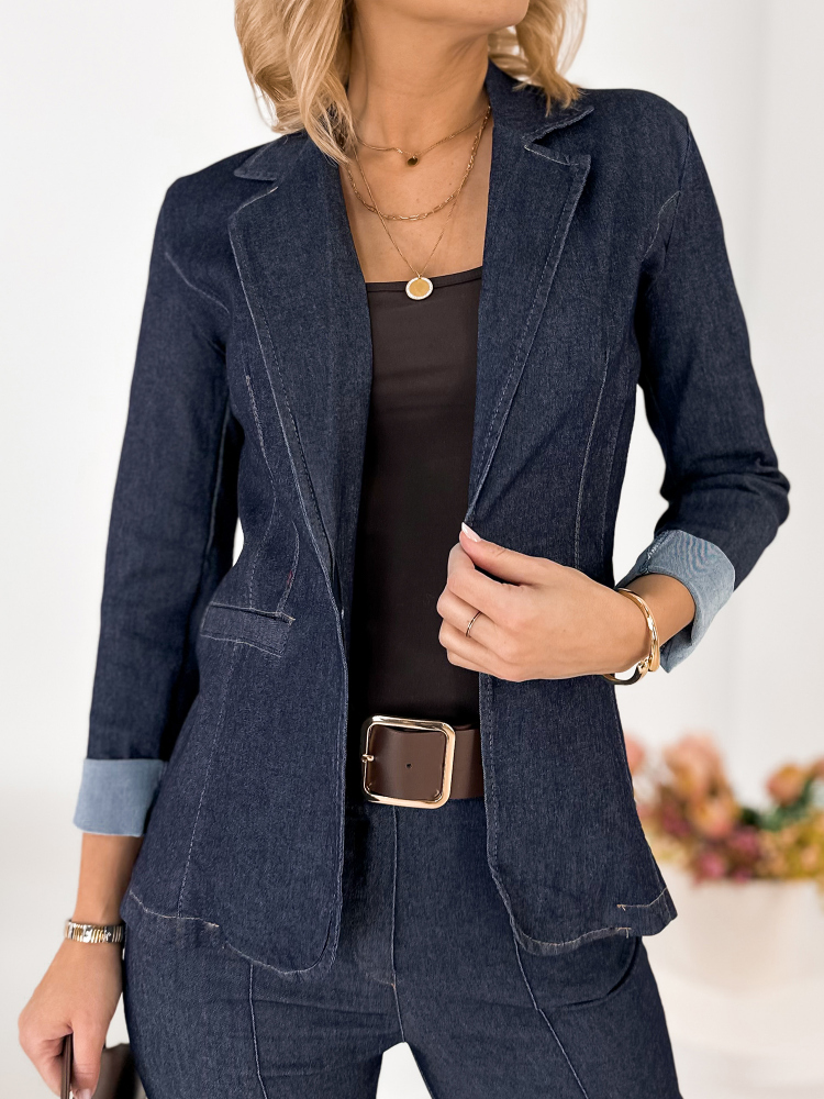 BLAZER SANCERE BLEU MARINE