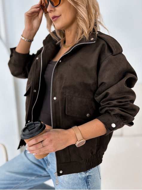 JACKE WILDLEDER CARMEN DUNKELBRAUN