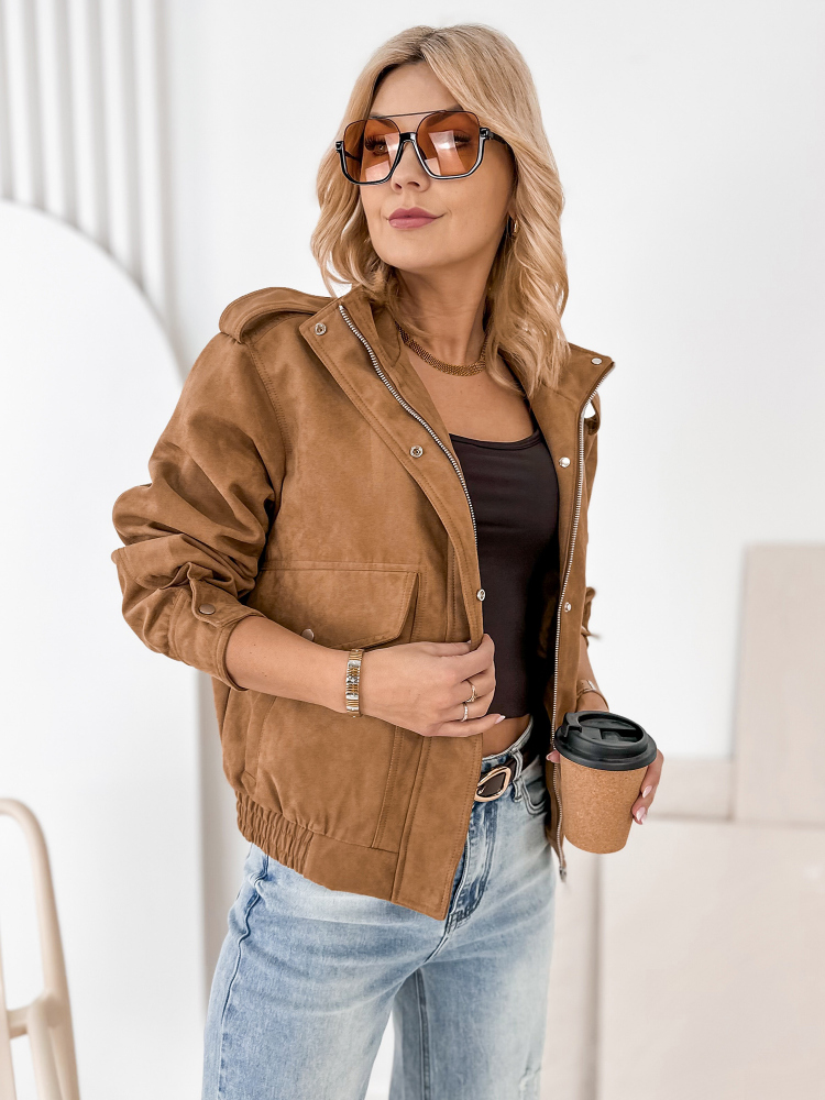 KABÁT SUEDE CARMEN KARAMELL