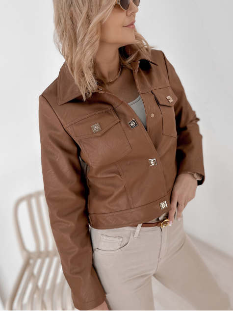 JACKE HYRES KARAMELLFARBEN