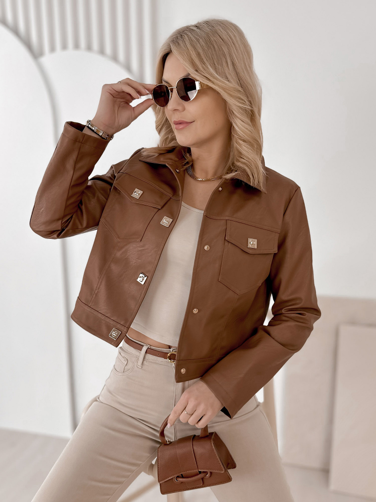 JACKE HYRES KARAMELLFARBEN