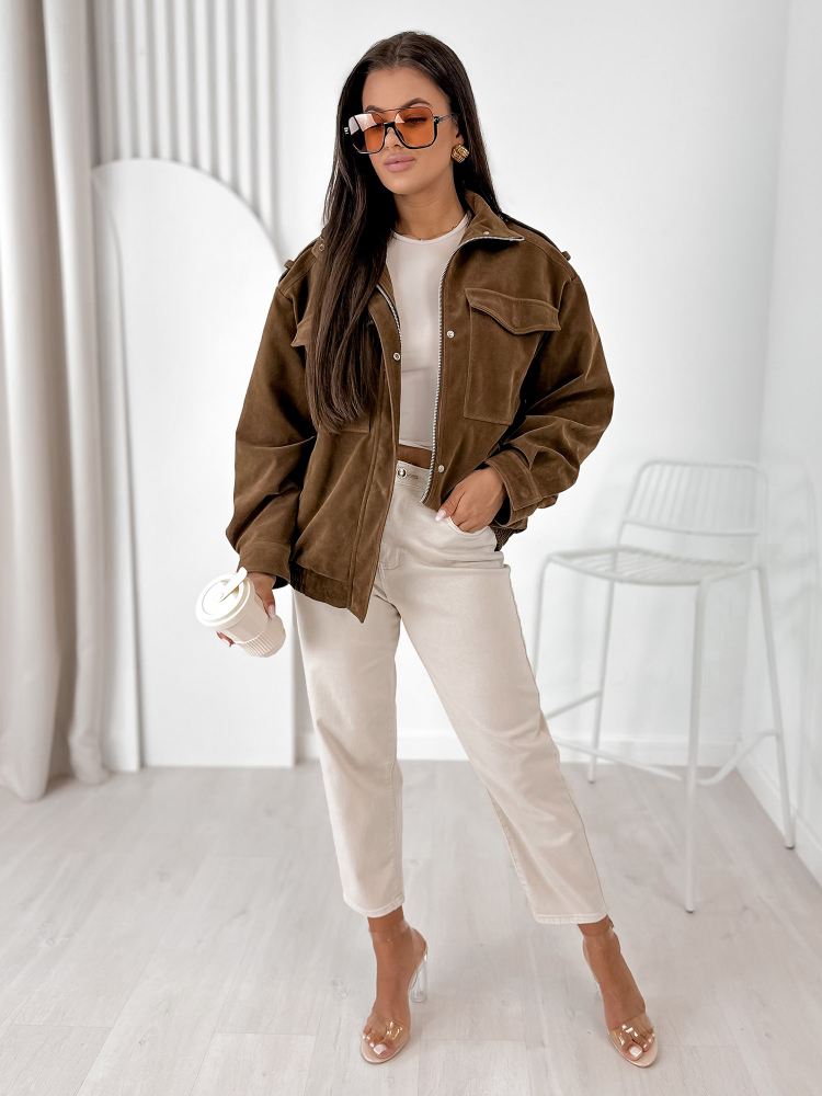 VESTE SUEDE SALOME BRUN
