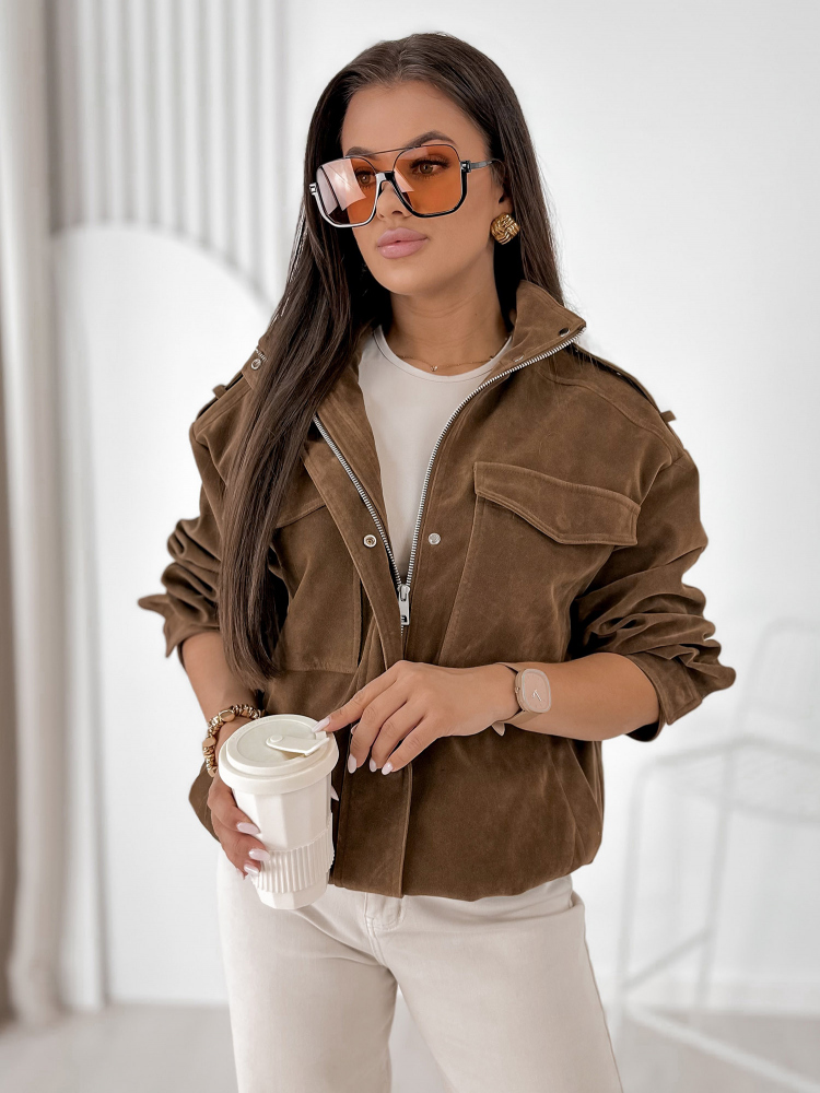 VESTE SUEDE SALOME BRUN