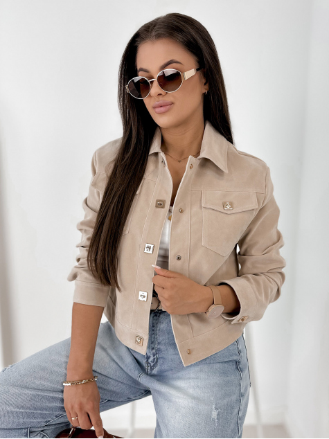 VESTE DAIM MONTEVERDI BEIGE