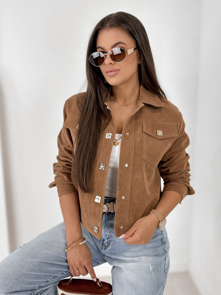 JACKE WILDLEDER MONTEVERDI KARAMELLFARBEN
