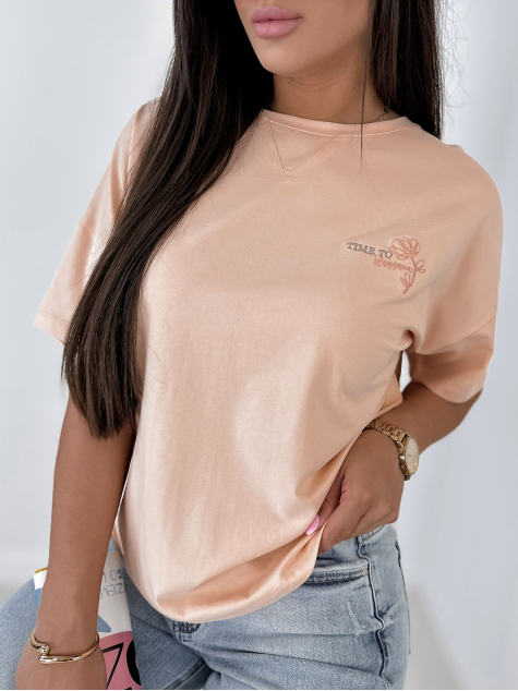 BLUSE PELLAS PFIRSICHFARBENE
