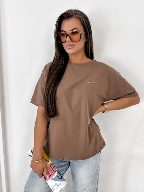 BLOUSE PELLAS BROWN