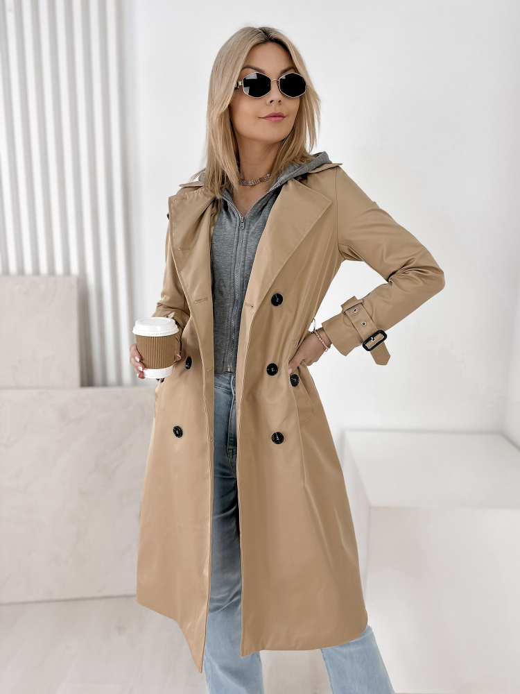 COAT LAFAYETTE TRENCH CARAMEL