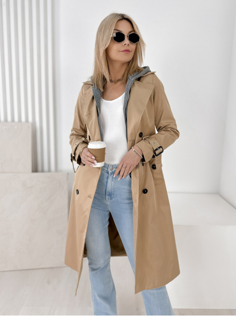MANTEAU TRANCHÉE LAFAYETTE CARAMEL