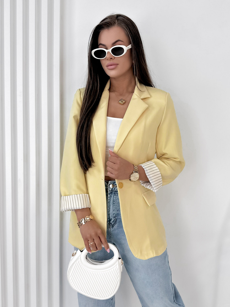 BLAZER WINDSOR JAUNE