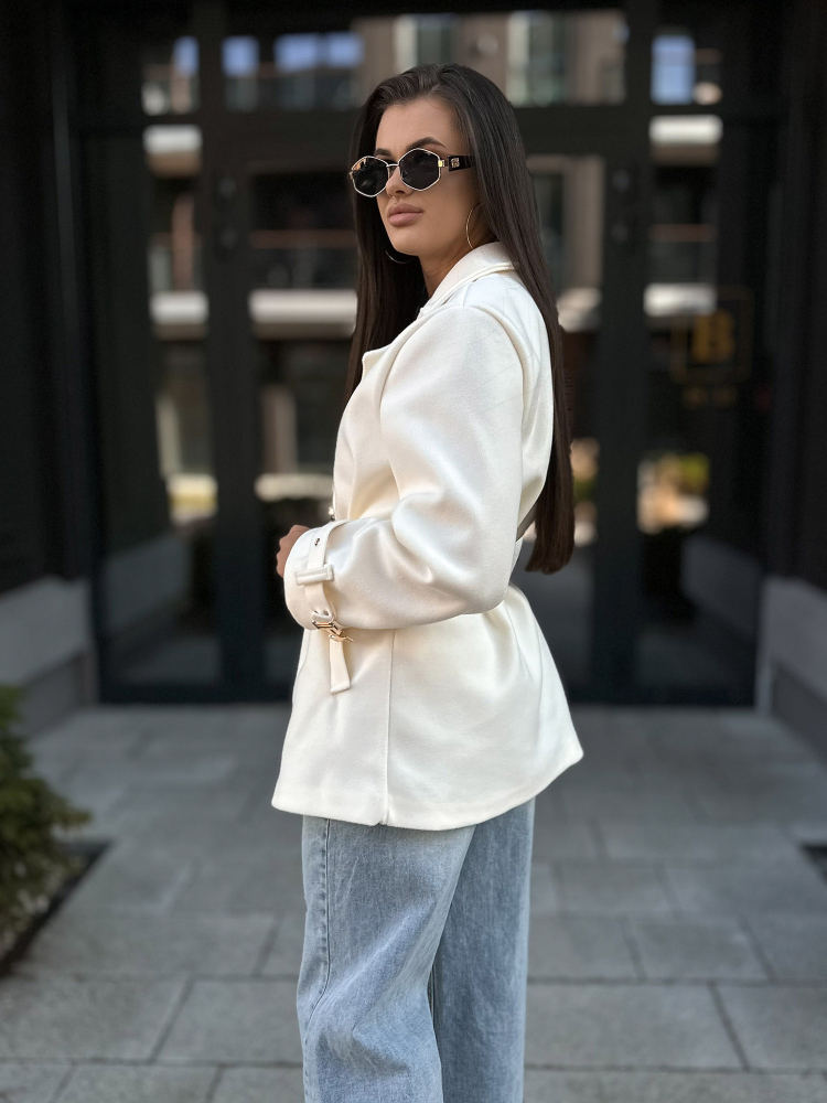 MANTEAU LANCASTER ÉCRU