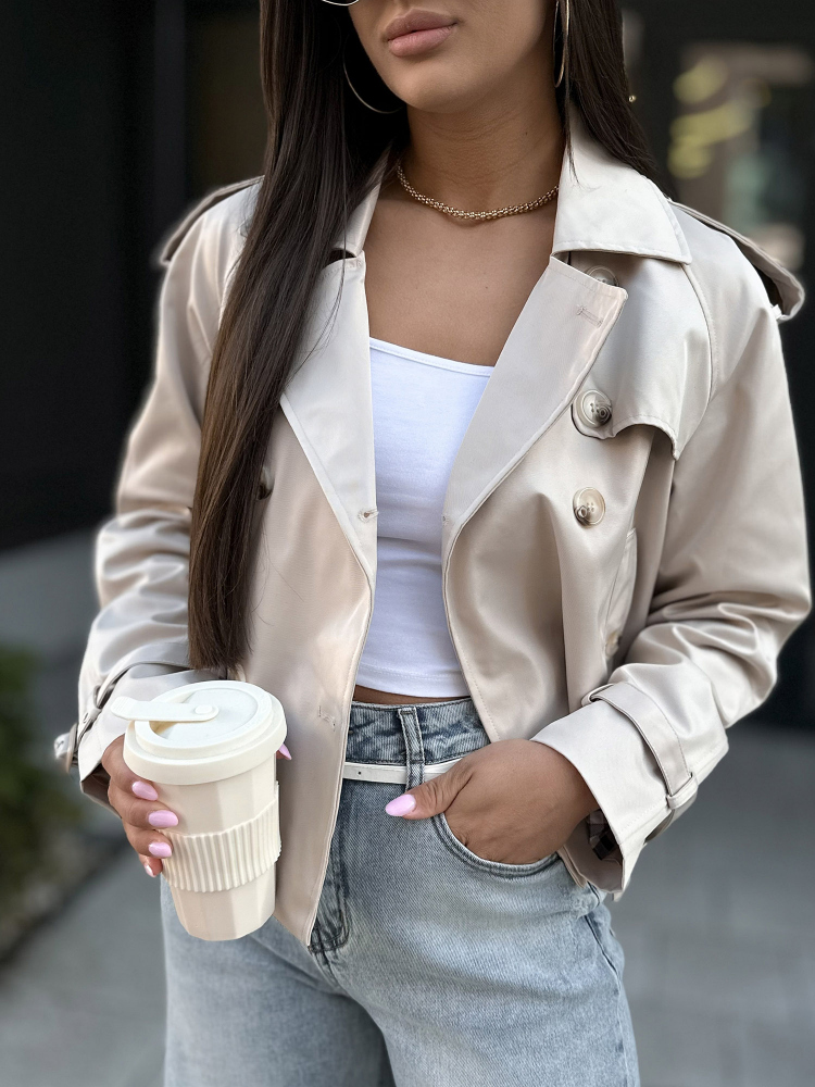 MANTEAU TRANCHÉE DELAWARE BEIGE