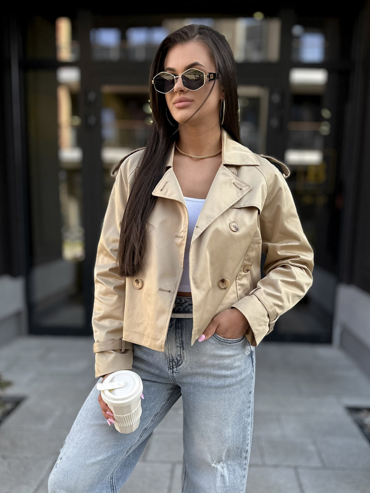 MANTEAU TRANCHÉE DELAWARE CARAMEL