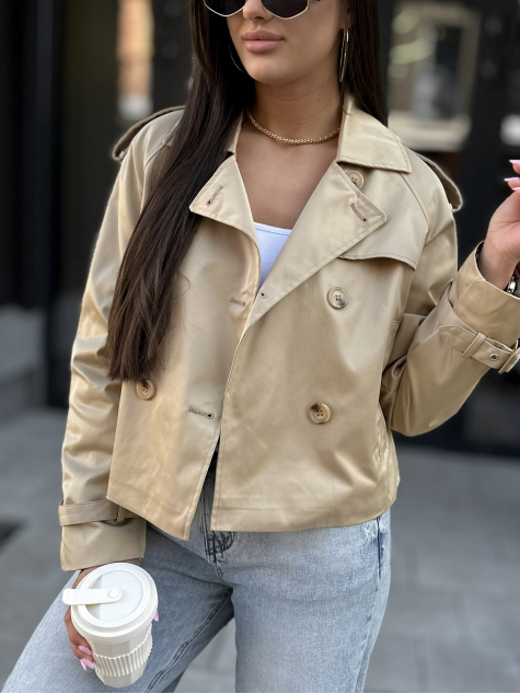 MANTEAU TRANCHÉE DELAWARE CARAMEL