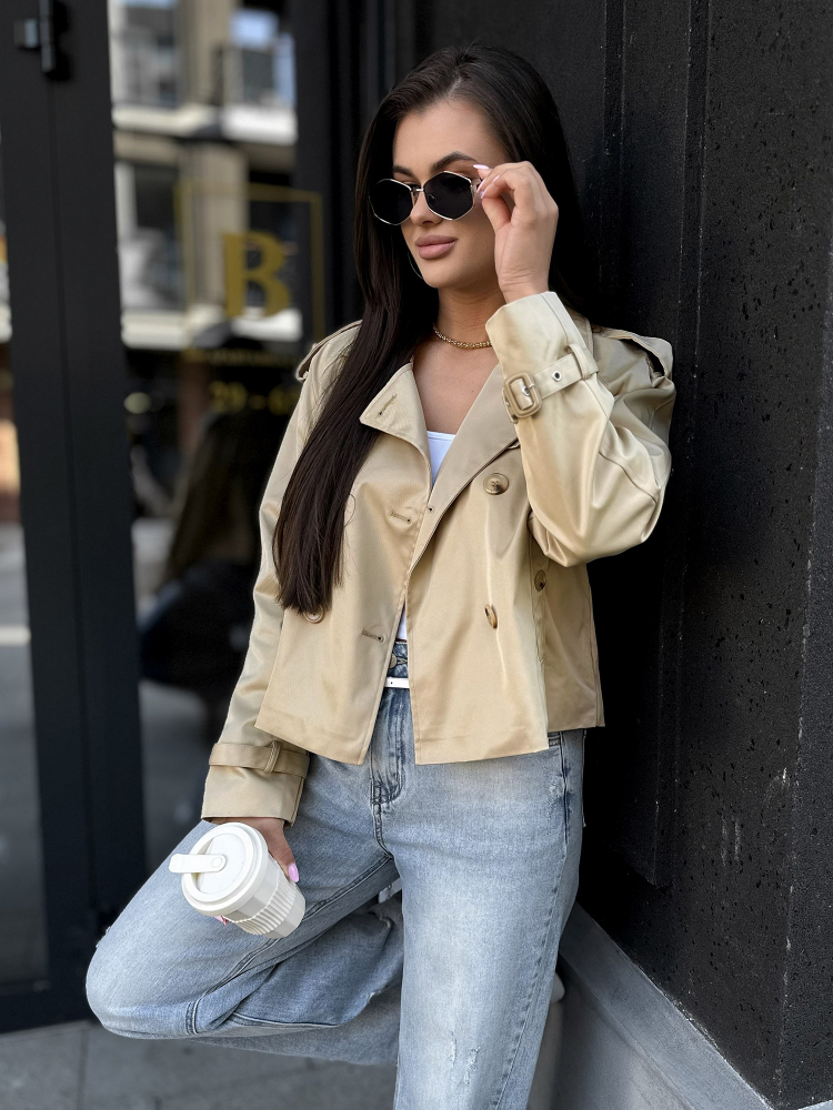 MANTEAU TRANCHÉE DELAWARE CARAMEL