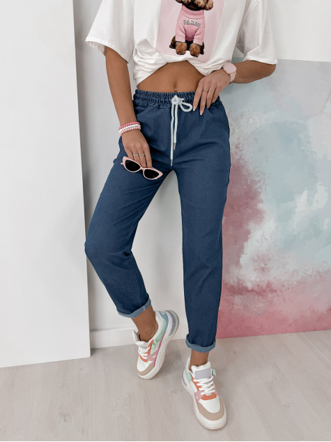 HOSE GRECO MARINEBLAU