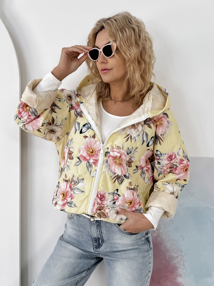 JACKET BOTANICO YELLOW