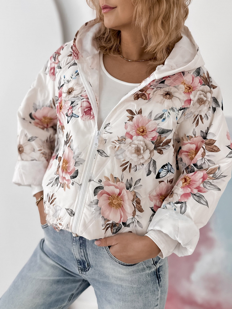 VESTE BOTANICO ÉCRU