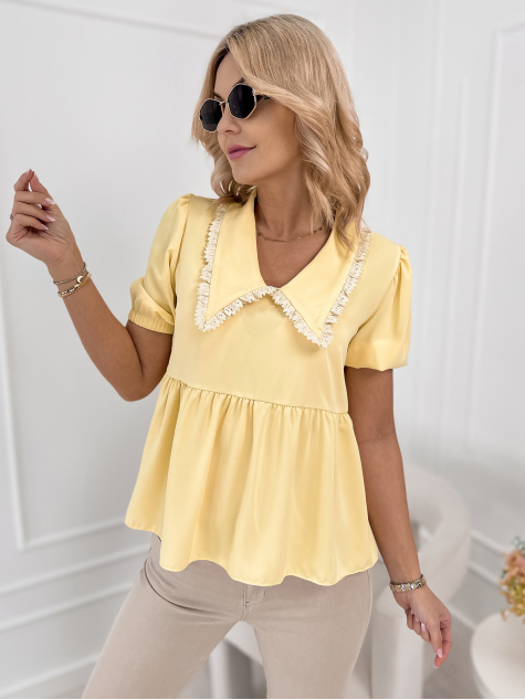 BLUSE CARDINI GELBE