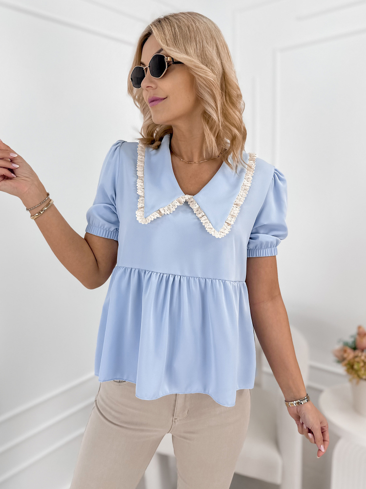 BLUSE CARDINI BLAU