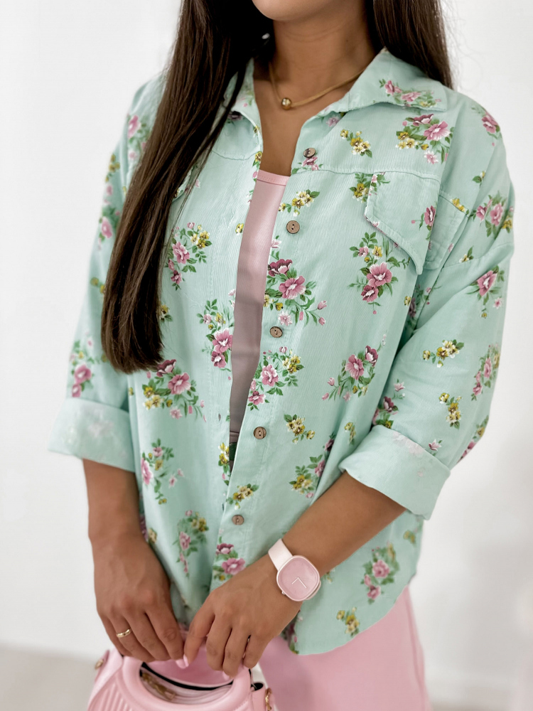 copy of SHIRT CORDUROY GARDINI POWDER PINK
