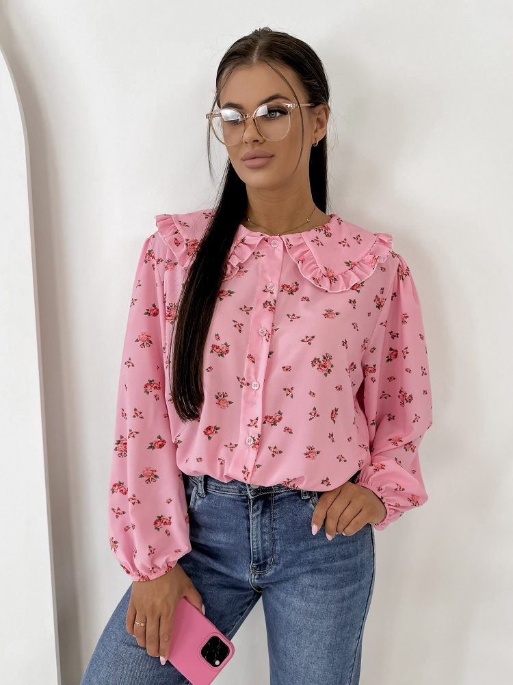 CHEMISE GIVERNY ROSE