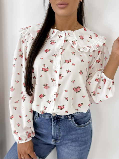SHIRT GIVERNY ECRU