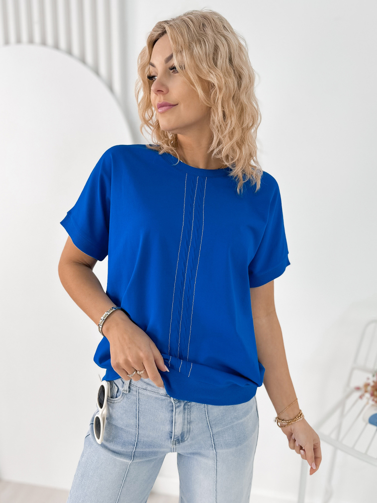 BLUSE TIVOLI KORNBLUMENBLAU