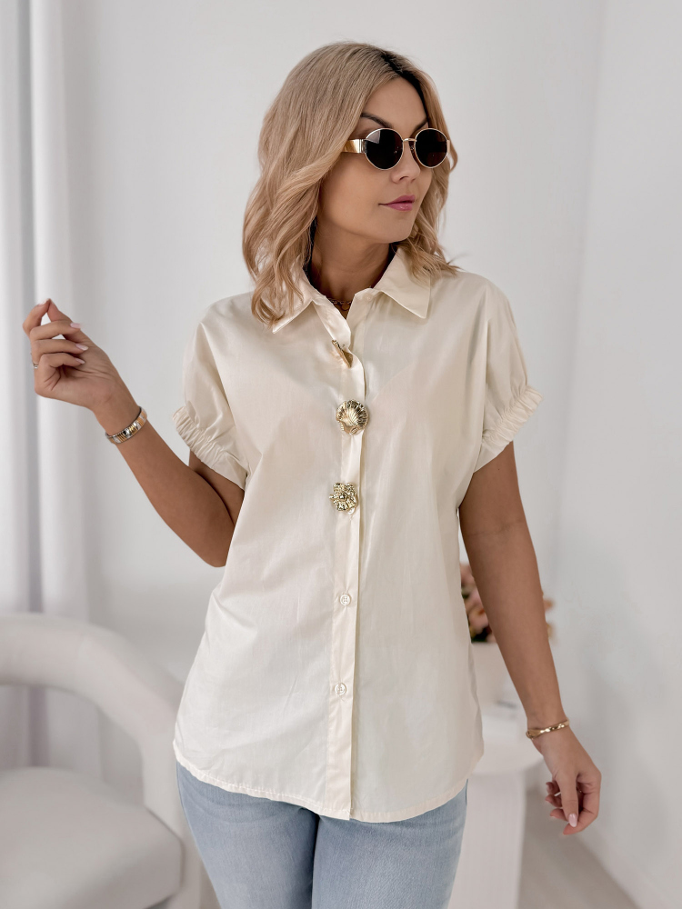 CHEMISE CUSTO BEIGE