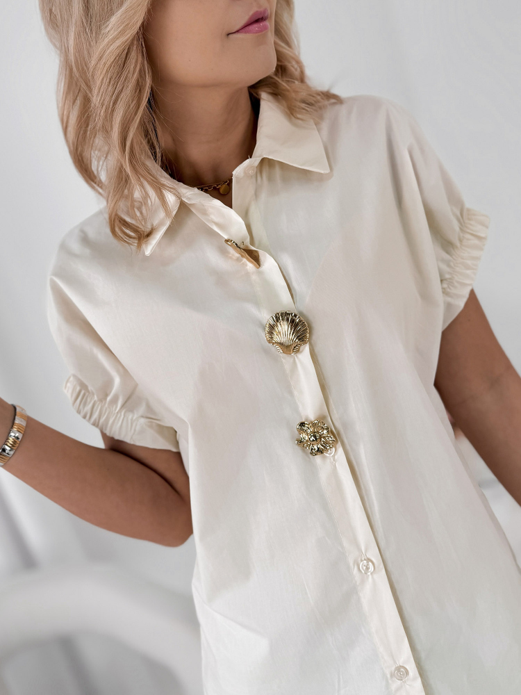 CHEMISE CUSTO BEIGE