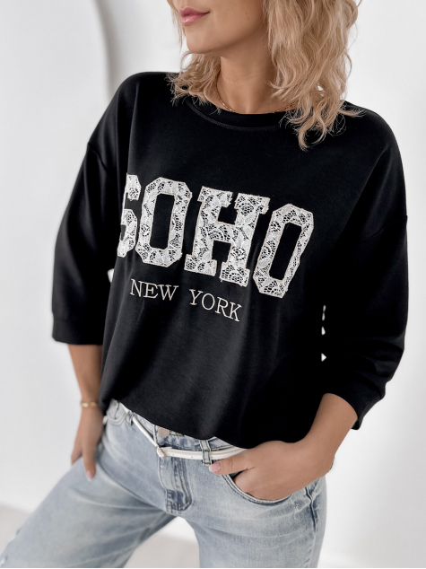 BLOUSE ALCAZAR NOIR