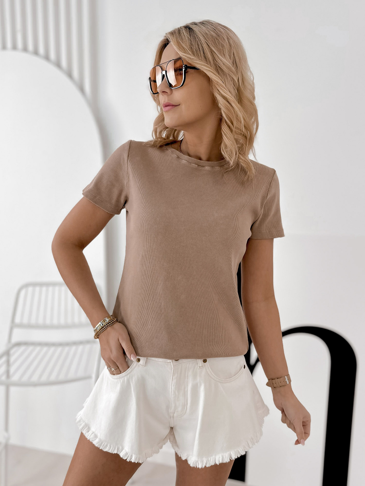 BLOUSE HORIZON LIGHT BROWN
