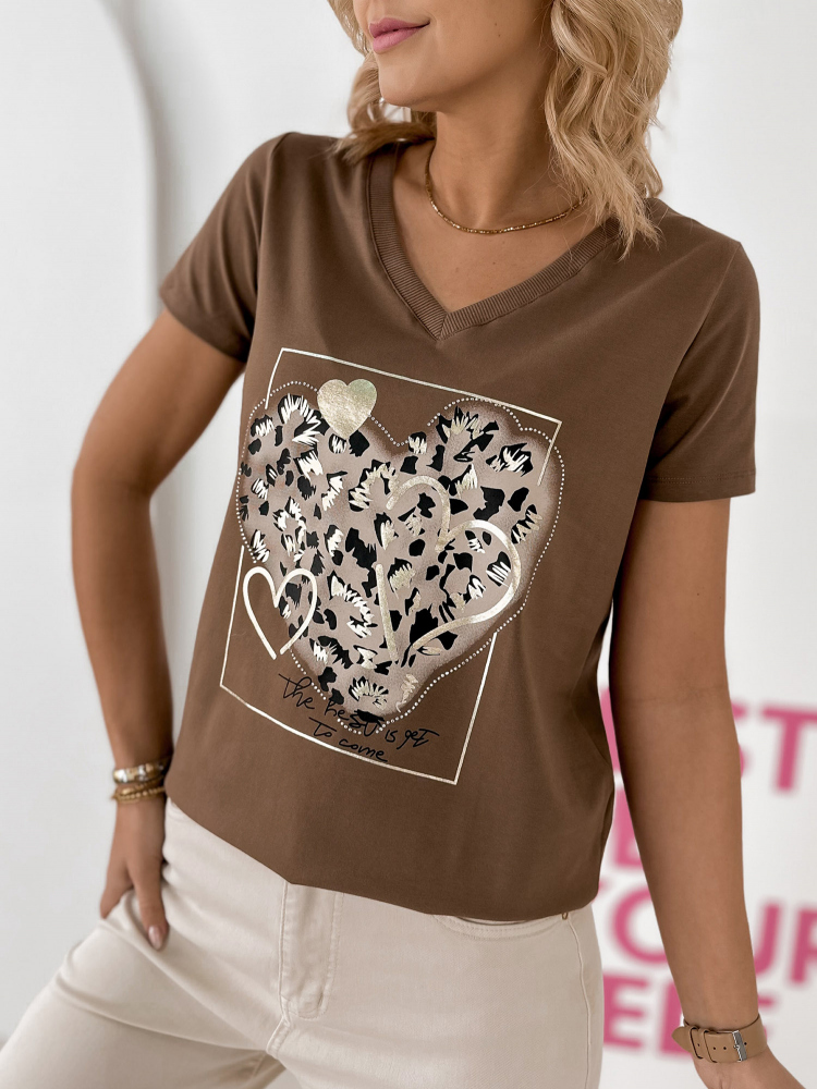 BLOUSE CASPER BROWN