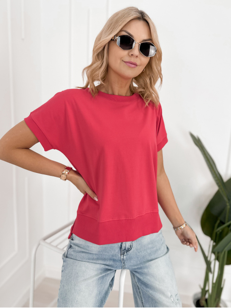 BLOUSE VINGE RASPBERRY