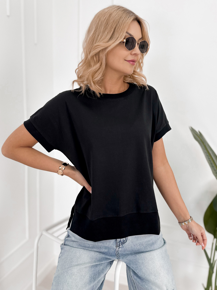 BLUSE VINGE SCHWARZ