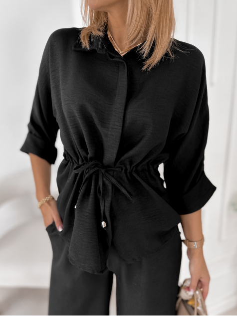 ENSEMBLE AMARANTE NOIR