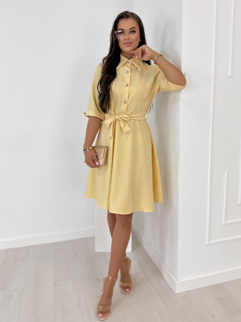 ROBE CECILY JAUNE