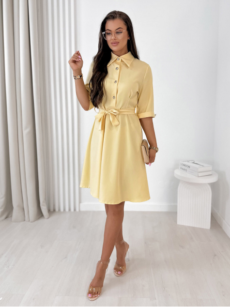 KLEID CECILY GELBE