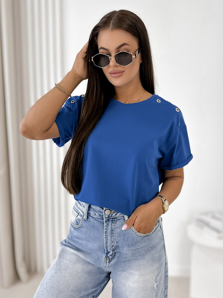 BLUSE MURPHY KORNBLUMENBLAU