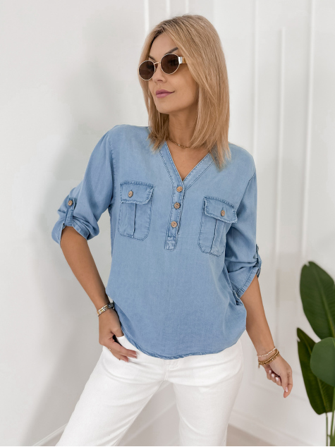 BLOUSE RAMSAY BLUE