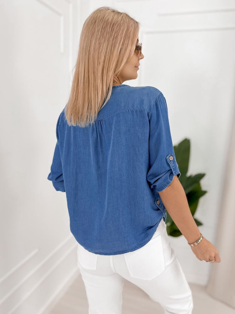 BLOUSE RAMSAY BLEU