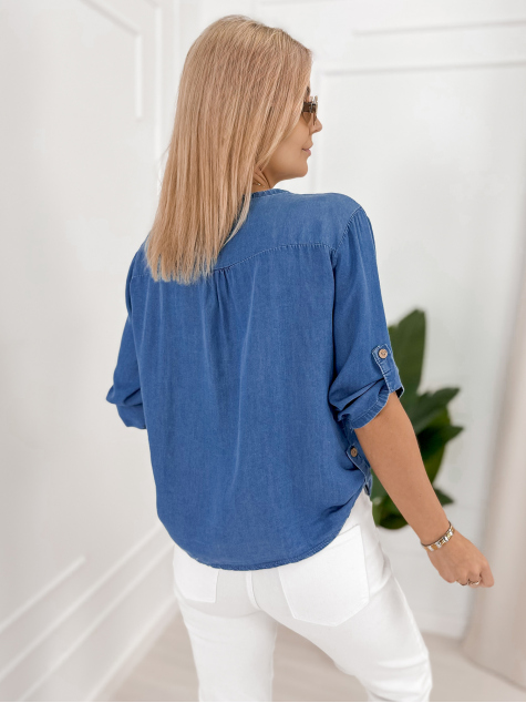 BLOUSE RAMSAY BLEU