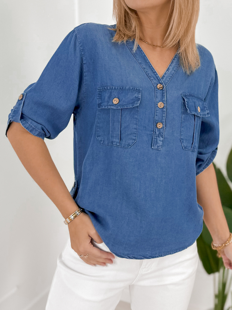 BLOUSE RAMSAY BLUE