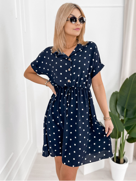 DRESS VALERIA NAVY BLUE
